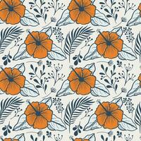 Floral seamless pattern. Floral repeat for textile and fabric. Flowers pattern vector