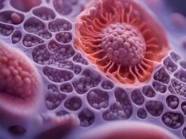 microscopic cells texture , 3d illustration photo