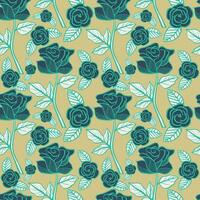 Floral seamless pattern. Floral repeat for textile and fabric. Flowers pattern vector