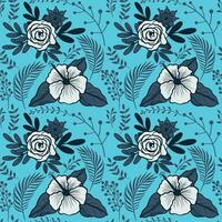 Floral seamless pattern. Floral repeat for textile and fabric. Flowers pattern vector