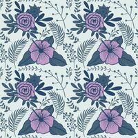 Floral seamless pattern. Floral repeat for textile and fabric. Flowers pattern vector