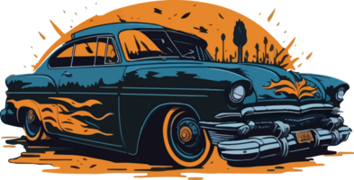 antiguo coche png gratis ai generativo