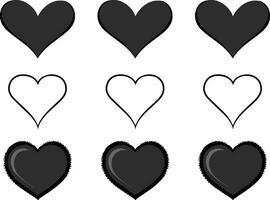 amor icono vector para web y móvil aplicación corazón firmar y símbolo. me gusta icono vector. gratis vector