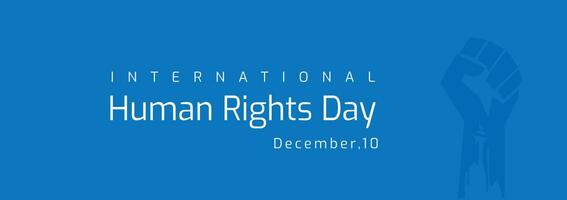 dia internacional de los derechos humanos vector