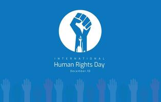 dia internacional de los derechos humanos vector