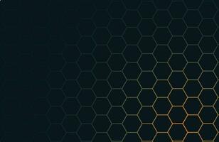 Abstract background with hexagons vector