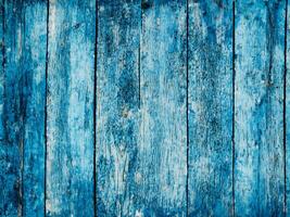 azul pintado madera pared textura. de madera textura. foto
