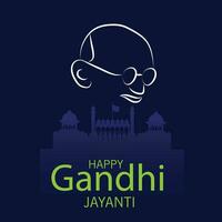 vector illustration of a Background for Gandhi Jayanti.