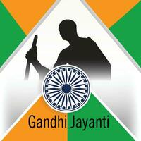 vector illustration of a Background for Gandhi Jayanti.