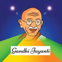vector ilustración de un antecedentes para Gandhi jayanti.