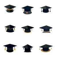 Free photo graduates cap university student graduation hat vector