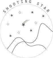 Shooting Star Logo vector