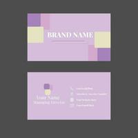 púrpura negocio tarjeta vector