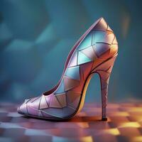 Ai Generative Photo of a woman shoes