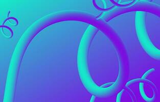 Modern Abstract 3D Colorful Fluid background vector