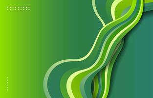 green background with gradient concept vector