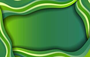 green background with gradient concept vector