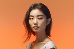 Ai Generative Photo portrait of a woman