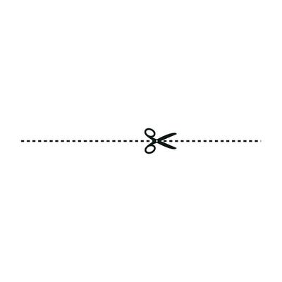 Cut line icon with scissor, cut here guidance, scissors and dash. Coupon mark and symbol for cropping, signifying voucher. Flat vector illustrations isolated in background.