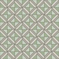 Cross and square shape green and brown. Seamless abstract background pattern. Texture design for vector illustration.