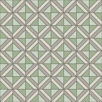 Cross and square shape green and brown. Seamless abstract background pattern. Texture design for vector illustration.