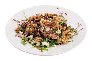 salad of grapes, walnuts and dor blue cheese photo