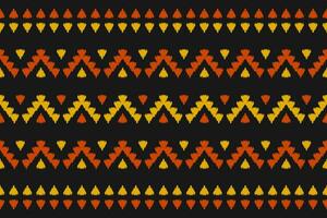 Geometric ethnic ikat seamless pattern traditional. Fabric American, mexican style. vector