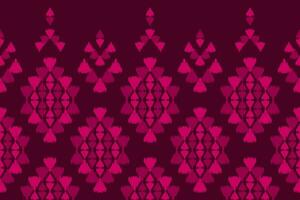 Abstract ethnic ikat art. Seamless pattern in tribal. Aztec geometric ornament print. vector