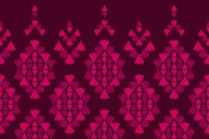 Abstract ethnic ikat art. Seamless pattern in tribal. Aztec geometric ornament print. vector