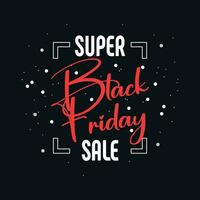 Black Friday banner vector