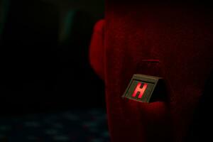 H is a symbol indicating rows of seats in the cinema for those who can book movie tickets in row H photo
