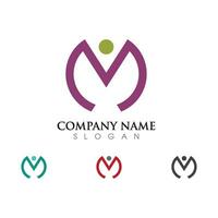 Human character logo sign vector