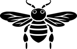 Bee - High Quality Vector Logo - Vector illustration ideal for T-shirt graphic