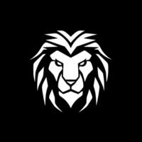 Lion - Minimalist and Flat Logo - Vector illustration