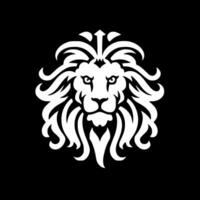 Lion, Minimalist and Simple Silhouette - Vector illustration