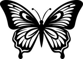 Butterfly, Minimalist and Simple Silhouette - Vector illustration