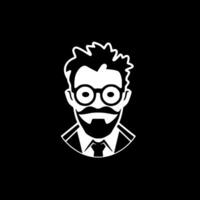 profesor - minimalista y plano logo - vector ilustración