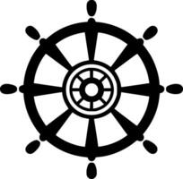 Ship Wheel - High Quality Vector Logo - Vector illustration ideal for T-shirt graphic