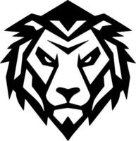 Tiger, Black and White Vector illustration