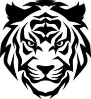 Tigre - minimalista y plano logo - vector ilustración