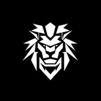 Lion, Minimalist and Simple Silhouette - Vector illustration