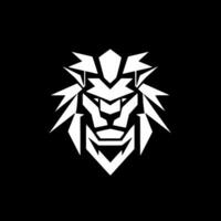 Lion, Minimalist and Simple Silhouette - Vector illustration