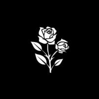 rosas - minimalista y plano logo - vector ilustración