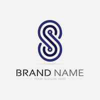 Business corporate S letter logo vector