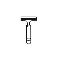 Disposable Razor Line Style Icon Design vector