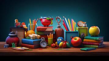 Beautiful back to school background images made with photo