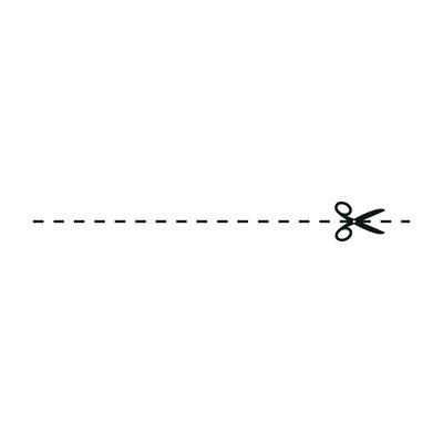 Cut line icon with scissor, cut here guidance, scissors and dash. Coupon mark and symbol for cropping, signifying voucher. Flat vector illustrations isolated in background.