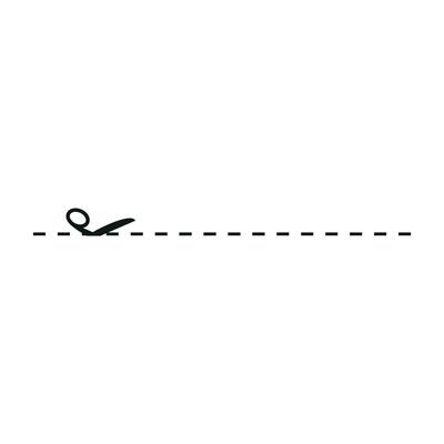Cut line icon with scissor, cut here guidance, scissors and dash. Coupon mark and symbol for cropping, signifying voucher. Flat vector illustrations isolated in background.