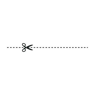 Cut line icon with scissor, cut here guidance, scissors and dash. Coupon mark and symbol for cropping, signifying voucher. Flat vector illustrations isolated in background.