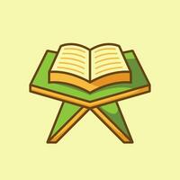 al quran simple icon element vector